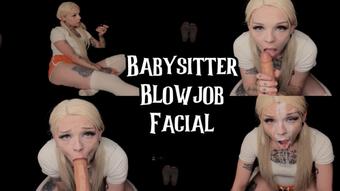 Babysitter Blowjob Facial