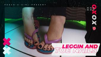 Leggings and toe nails - May 26, 2023