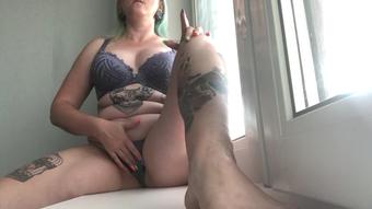 masturbation with dildo on windowsill - August 16, 2018