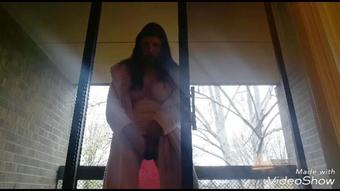 Masturbating on a balcony - September 27, 2020