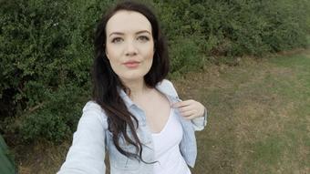 White dress and yellow panties wetting - May 22, 2019