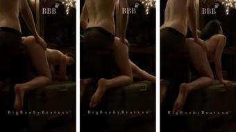 Daddy fucking me on the cabin porch