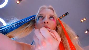 Harley POV sucking SPIT PLAY - January 21, 2022