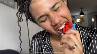 giantess destroys everything with her big mouth - April 29, 2023