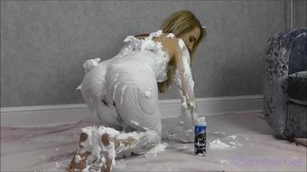 Sammie Cee Head To Toe Shaving Foam Manyvids