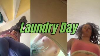 Giantess Sugar in 'Laundry Day' POV SFX
