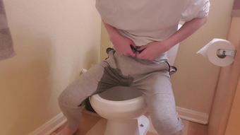 I couldn't hold it and accidently pissed in pants