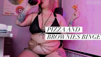 Mistressbijoux Pizza And Brownies Binge