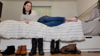 Barefoot and Barefaced Boot Try On - November 14, 2021