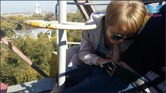 084 Extreme Public Blowjob And Cum Swallow From Dirty Milf On The Ferris Wheel Yasmi Butt 720P