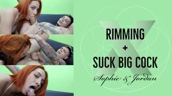 Sophie Rimming + Suck Jordan's Cock