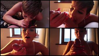 Hannahbrooks Sucking And Riding His Big Dick Xxx
