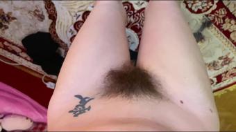 Cuteblonde666 Close Up On My Hairy Pussy Big Bush 4K