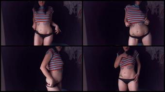Hunnybear Fat Bottomed Girl Striptease