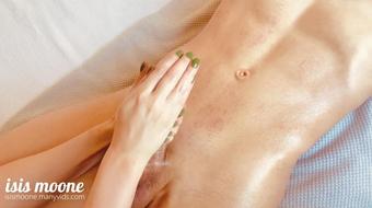 Best amateur cock massage with frenulum tease and massive cumshot - Isis Moone