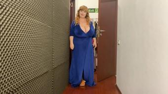 Mommy gets ready for a party