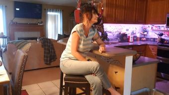 MOM BUSTS SON SNIFFING HER PANTIES