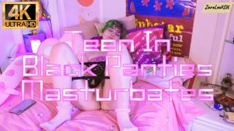 Teen In Black Panties Masturbates - Mar 3, 2023