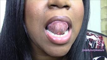 Josie4Yourpleasure Naked Lips Mouth Play Hd
