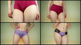 Livroyale Panties Modeling And Hairy Tease
