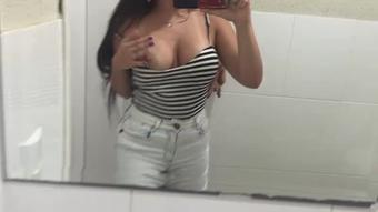 Masturbating in the restaurant toilet - February 09, 2017
