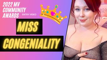 Miss Congeniality Of The Year - Jan 6, 2022