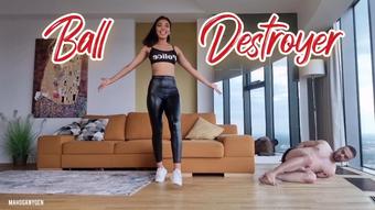 Bet On Ballbusting - Hard Kicks From Ebony Mistress