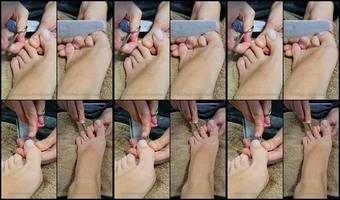 Krissamistress 16 04 2021 2084959158 Video Enjoy 12 Minutes Of My Pedicure Session Foot Fans