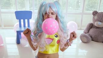 Pikachu and balloons - July 26, 2016