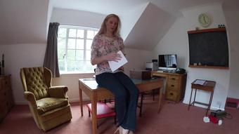 Ariel Anderssen Caned For Perving Over Her Jeans
