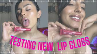 Testing my new lip gloss - August 17, 2025