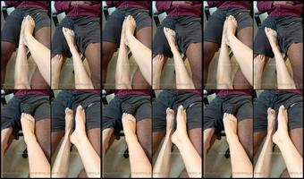 Mrandmrs W 03 09 2021 2211229623 Teasing His Cock Out Of His Shorts With My Pretty Feet And Perfect Toenails Who Likes Th