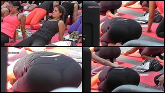 344 Yoga See Through Thong Begg