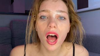 Sloppy nasty blowjob