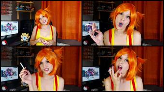Candystart Misty Pokemon Sexy Smoking