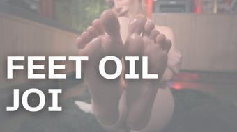 Feet oil tease and JOI - January 10, 2025