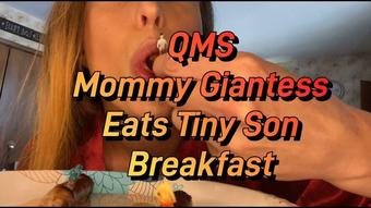 Queenmothersoles Mommy Giantess Eats Tiny Son Breakfast