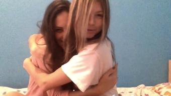 Carolina Abril and Gina Gerson at home