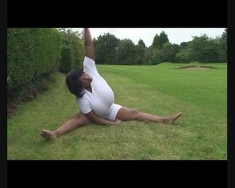 Jenny Hill - Warming Up For My Morning Jog Pt 1