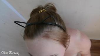 Horny Chick Wanted To Suck And Got A Mouthful Of Sperm - Miss Fantasy