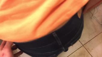 Teen enjoys a quickie