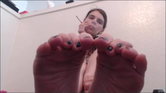 Princesscica Foot Worship Smoking Show