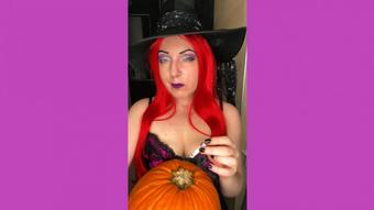 SMOKING VIDEO / WITCH COSPLAY - October 31, 2023