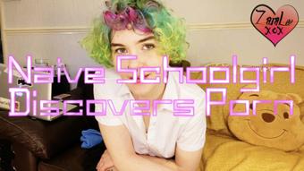 Naive Schoolgirl Discovers Porn & Plays - Feb 28, 2023