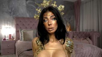Gold Goddess telling you that a pervert like you dont deserv