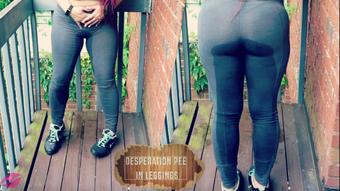 Desperation Pee in Leggings