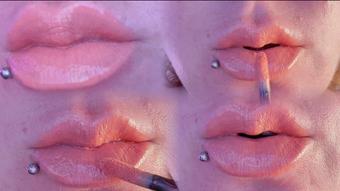 beige lip gloss [4k - July 16, 2024