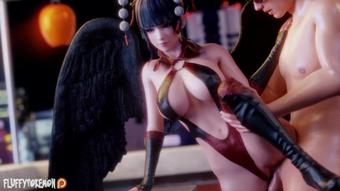 Fluffy Pokemon Dead.Or.Alive Nyotengu 2 Video