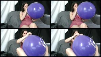Alluringali 06 07 2020 504585412 Naked Balloon Pop To Celebrate After Blowing It Up