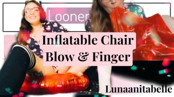 Cute Fox + Inflatable Chair + Fingering - August 05, 2022